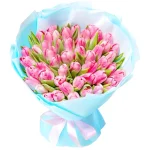 51 ярко розовый тюльпан