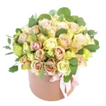 Букет из 51 розы светлый микс