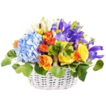 Корзина с цветами Пообещай любовь